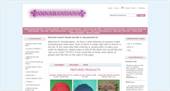 Desktop Screenshot of annabandana.co.uk